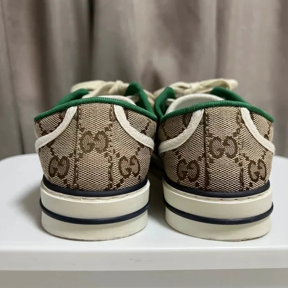 GUCCI DISNEY Sneakers Men Mickey Mouse Ace Disney GG Tennis 1977 Size 9 - Picture 2 of 5